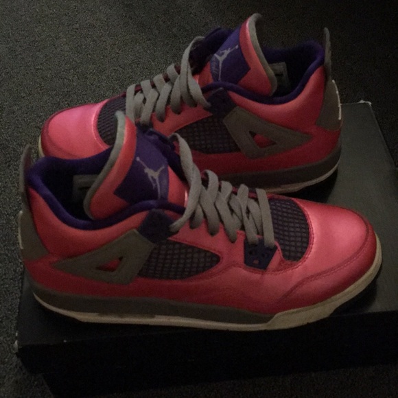 Girls Air Jordan 4 Retro Gs - Picture 2 of 6